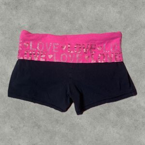 So-clothing Women's Pink and Black Shorts